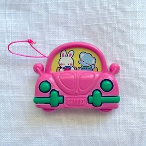 Vintage Sanrio - Gift ornament car / Picture frame - tiny! 1990